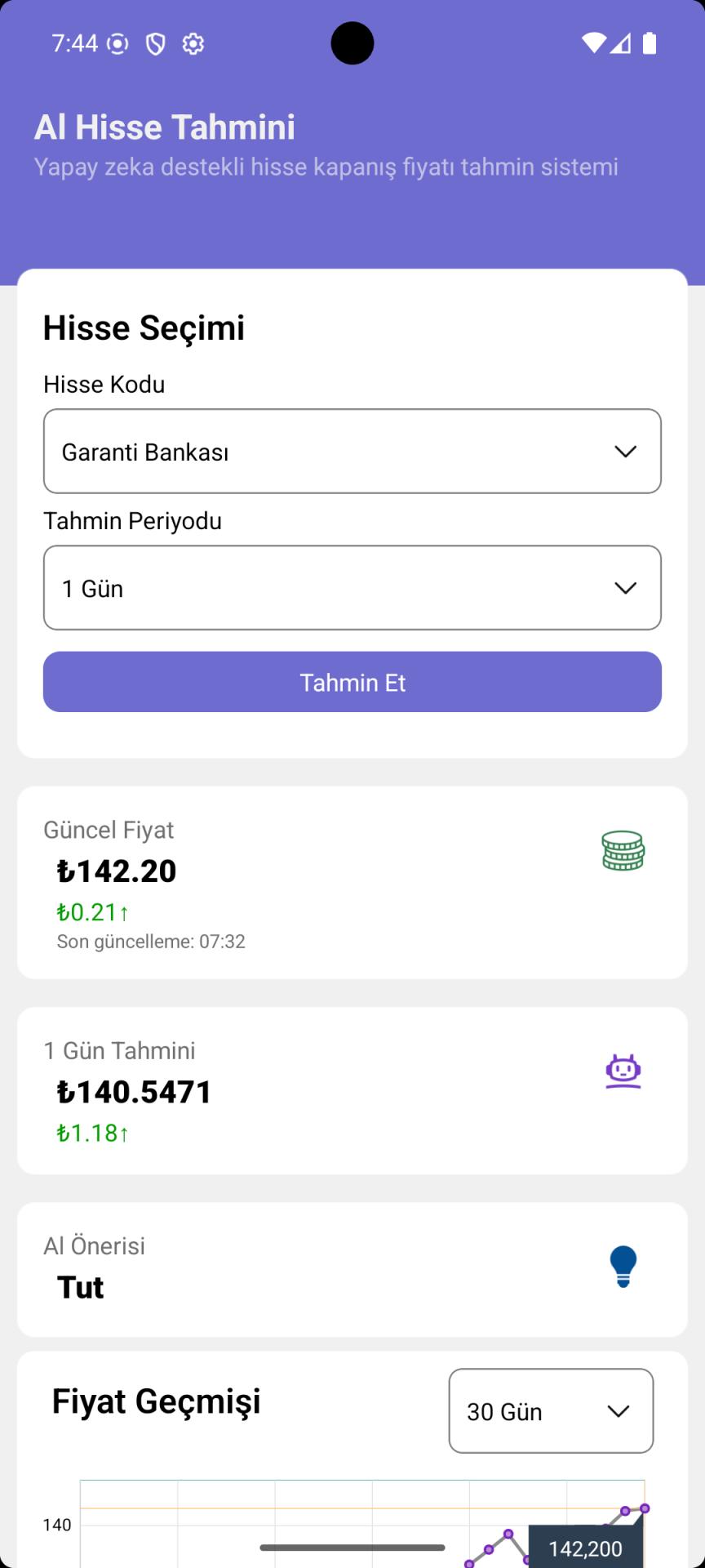 Hisse Tahmin App